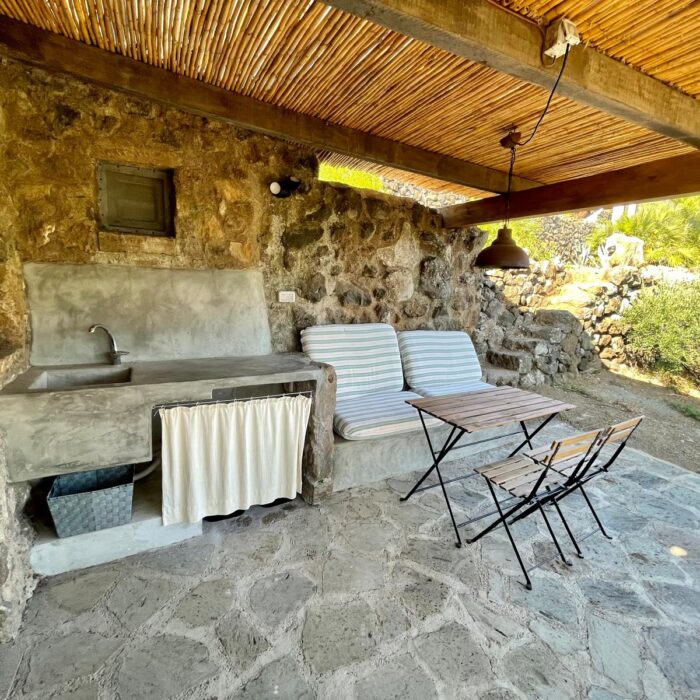 Outside lunch area